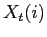 $ X_{t}(i)$