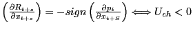 $ \left( \frac{\partial R_{t+s}}{\partial x_{t+s} }\right) =-sign\left( \frac{\partial p_{t}}{\partial x_{t+S}}\right) \Longleftrightarrow U_{ch}<0$