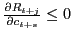 $ \frac{\partial R_{t+j}}{\partial c_{t+s}}\leq0$