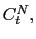 $ C_{t} ^{N},$