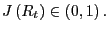 $ J\left( R_{t}\right) \in\left( 0,1\right) .$
