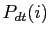 $ P_{dt}(i)$