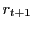 $\displaystyle r_{t+1}$