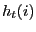 $ h_{t}(i)$
