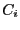 $ C_{i}$