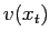 $ v(x_{t})$