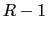 $R-1$