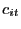 $ c_{it}$