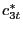 $ c_{3t}^{\ast}$