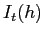 $ I_{t}(h)$
