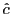 $ \hat{c}$