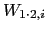 $ W_{1\cdot2,i}$
