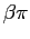 $ \beta\pi$