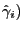 $ \hat{\gamma}_{i} )$