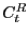 $ C_{t}^{R} $