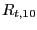 $ R_{t,10} $