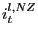 $ i_{t}^{l,NZ}$
