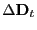 $ \Delta\mathbf{D}_{t}$