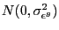 $ N(0, \sigma^{2}_{\epsilon^{g}})$