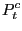 $\displaystyle P_{t}^{c}$