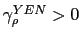 $ \gamma_{\rho}^{YEN}>0$