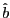 $ \hat{b}$