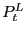 $ P_{t}^{L}$