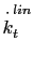 $\displaystyle \overset{\cdot}{k}_{t}^{lin}$