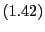 $ \left( 1.42\right) $