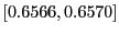 $ [0.6566,0.6570]$