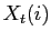 $ X_{t}(i)$