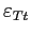 $ \varepsilon _{Tt}$