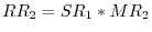 RR_2 =SR_1 \ast MR_2 