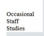 Occasional Staff Study logo of a Normal Distribution curve