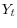 Y_{t}