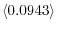 \langle 0.0943\rangle