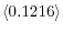 \langle 0.1216\rangle 