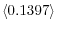 \langle 0.1397\rangle 