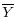  \overline{Y}