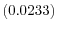  \left( 0.0233\right) 