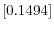 \left[0.1494\right] 