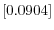  \left[0.0904\right] 