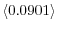  \left\langle 0.0901\right\rangle 