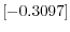  \left[ -0.3097\right] 