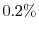  0.2\%