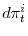  d\pi_{t}^{i}