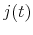  % j(t)