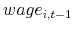  wage_{i,t-1}
