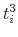  t_{i}^{3}