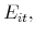  E_{it},